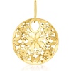 image:imageRossSimons Italian 14kt Yellow Gold Circle Flower Pendant