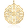 image:imageRossSimons Italian 14kt Yellow Gold Filigree Medallion Pendant