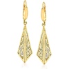 image:imageRossSimons Italian 14kt Yellow Gold Filigree Triangle Drop Earrings