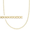 image:imageRossSimons Italian 14kt Yellow Gold OvalLink NecklaceNo Gemstone