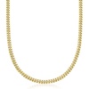 image:imageRossSimons Italian 14kt Yellow GoldPlated CurbLink Necklace 18 inches