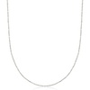 image:imageRossSimons Italian 15mm Sterling Silver Adjustable SingaporeChain Necklace
