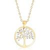 image:imageRossSimons Italian 18kt 2Tone Gold CutOut Tree Of Life Pendant Necklace 175 inches