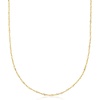image:imageRossSimons Italian 18kt Yellow Gold DiamondCut SingaporeChain NecklaceNo Gemstone