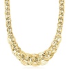 image:imageRossSimons Italian 18kt Yellow Gold InterlockingLink NecklaceNo Gemstone