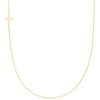 image:imageRossSimons Italian 18kt Yellow Gold Vertical Cross NecklaceNo Gemstone