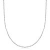 image:imageRossSimons Italian 1mm 14kt White Gold Twisted SparkleChain NecklaceNo Gemstone