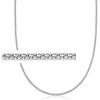 image:imageRossSimons Italian 25mm Sterling Silver PopcornChain NecklaceNo Gemstone