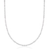 image:imageRossSimons Italian 2mm Sterling Silver CrisscrossChain NecklaceNo Gemstone