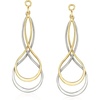 image:imageRossSimons Sterling Silver and 14kt Yellow Gold Earring Jackets