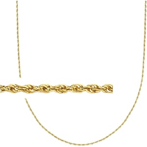 image:imagePure Collection by RossSimons 15mm 14kt Yellow Gold Twisted RopeChain NecklaceNo Gemstone