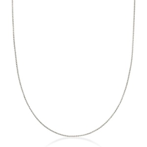 image:imageRossSimons 06mm 14kt White Gold WheatChain NecklaceNo Gemstone