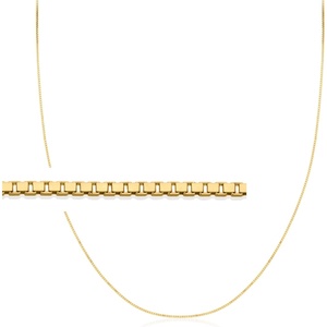 image:imageRossSimons 07mm 14kt Yellow Gold Adjustable BoxChain Necklace