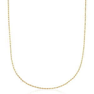 image:imageRossSimons 14kt Yellow Gold RopeChain Necklace240 Inches