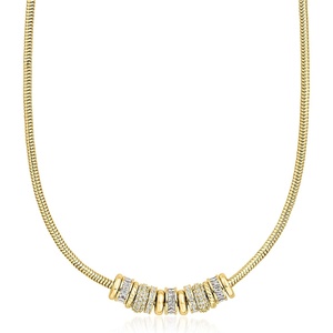 image:imageRossSimons 14kt Yellow GoldPlated Bead Charm Jewelry18 Inches