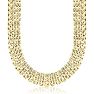 image:imageRossSimons 14kt Yellow GoldPlated PantherLink NecklaceNo Gemstone