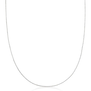 image:imageRossSimons 1mm 14kt White Gold Adjustable RopeChain Necklace