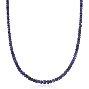 image:imageRossSimons Beaded Gemstone Necklace with Sterling Silver 8090 ct twSapphire