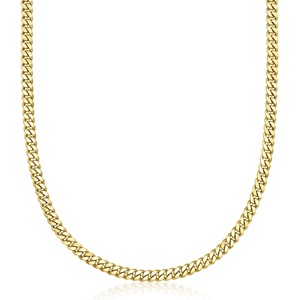 image:imageRossSimons Italian 14kt Yellow GoldPlated CurbLink Necklace 18 inches