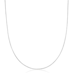 image:imageRossSimons Italian 1mm Sterling Silver Adjustable DiamondCut SnakeChain Necklace