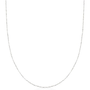 image:imageRossSimons Italian 8mm 14kt Gold Adjustable Singapore Chain01 Inches