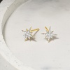 image:imagePure Collection by RossSimons 015 ct tw Diamond Star Stud Earrings in 14kt Yellow Gold
