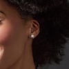 image:imagePure Collection by RossSimons 020 ct tw Diamond Star Stud Earrings in Sterling Silver