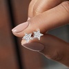 image:imagePure Collection by RossSimons 020 ct tw Diamond Star Stud Earrings in Sterling Silver