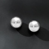 image:imagePure Collection by RossSimons 14kt White Gold Ball Stud Earrings031 Inches