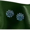 image:imageRossSimons 075 ct tw Blue Diamond Earrings in Sterling Silver