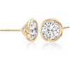 image:imageRossSimons 100 ct tw BezelSet CZ Stud Earrings in 14kt Yellow Gold