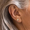 image:imageRossSimons 100 ct tw BezelSet CZ Stud Earrings in 14kt Yellow Gold