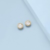 image:imageRossSimons 100 ct tw BezelSet CZ Stud Earrings in 14kt Yellow Gold