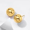 image:imageRossSimons 14kt Yellow Gold Ball Stud Earrings001 Inches