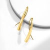 image:imageRossSimons 14kt Yellow Gold Long Teardrop Earrings