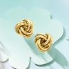 image:imageRossSimons 14kt Yellow Gold Love Knot Stud Earrings