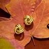 image:imageRossSimons 14kt Yellow Gold Love Knot Stud Earrings