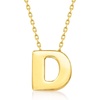 image:imageRossSimons 14kt Yellow Gold Mini Initial Necklace170 Inches