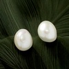 image:imageRossSimons 16x13mm Cultured Baroque Pearl Earrings in 14kt Yellow Gold