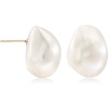 image:imageRossSimons 16x13mm Cultured Baroque Pearl Earrings in 14kt Yellow Gold