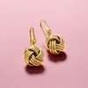image:imageRossSimons 18kt Gold Over Sterling Love Knot Drop Earrings