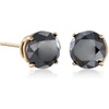 image:imageRossSimons 200 ct tw Black Diamond Stud Earrings in 14kt Yellow Gold
