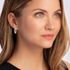 image:imageRossSimons 335 ct tw Morganite InsideOutside Hoop Earrings in 18kt Rose Gold Over Sterling