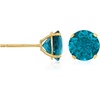 image:imageRossSimons 450 ct tw London Blue Topaz Martini Stud Earrings in 14kt Yellow Gold