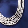 image:imageRossSimons 485mm Cultured Pearl 5Strand Layered Necklace with Sterling Silver160 Inches