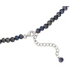 image:imageRossSimons 59mm Graduated Black Cultured Pearl Necklace With 26 ct tw Diamonds in Sterling Silver18 Inches