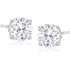image:imageRossSimons 600 ct tw CZ Jewelry Set 3 Pairs Of Stud Earrings in Sterling Silver