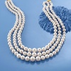 image:imageRossSimons 6115mm Cultured Pearl Graduated 3Strand Necklace With 14kt Yellow GoldNo Gemstone