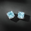 image:imageRossSimons 625 ct tw Sky Blue Topaz Stud Earrings in Sterling Silver