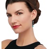 image:imageRossSimons 890 ct tw Tonal Blue Topaz Linear Earrings in Sterling Silver